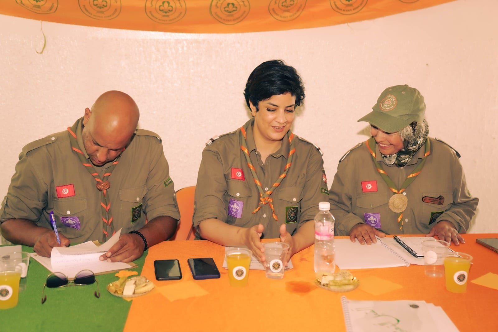 la conférence du Régiment Scout de l’école primaire Tweibia